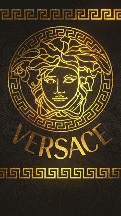 immagini versace logo|versace logo background.